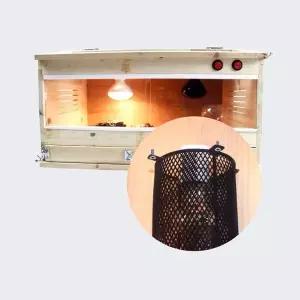 램프보호 원형 보호망 파충류 램프커버 전구커버