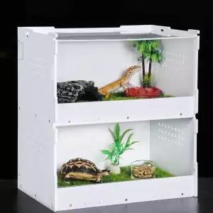 파충류 도마뱀 사육장 달팽이 키우기 은신처 소형