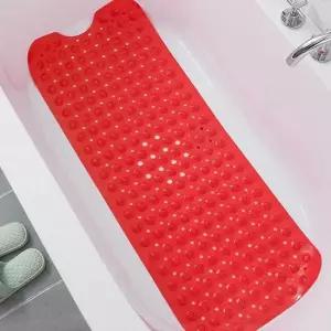 레드 미끄럼방지 욕실매트 화장실매트 욕조흡착매트