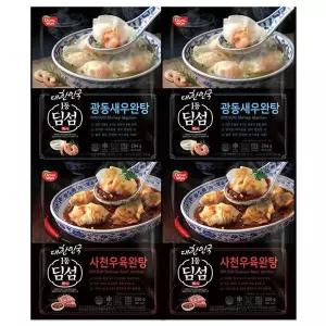 [동원]딤섬 사천우육완탕 2봉 + 광동새우완탕 2봉 외 선택[35901205]