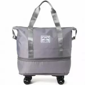 2단 확장 보스턴백 빅백 (그레이) DP72535 백 패션잡화 수납 용보스턴 보스턴 보스톤 여행 해외 짐 섟 결합