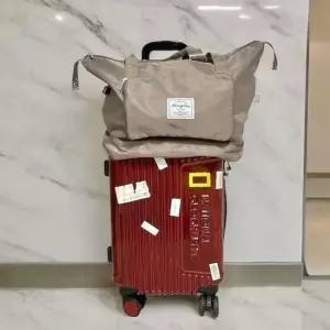 여행가방 여행용 신발수납 보스턴백 짐가방 카키