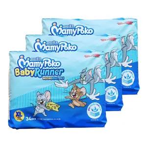 엘지 마미포코 베이비러너 팬티형 기저귀 5단계 특대형 공용 34개입 3개