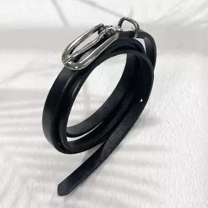 이탈리아 통가죽 여성허리벨트HN03 폭1cm소가죽벨트