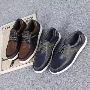 [옷자락]남자 베이직 가죽 데일리 캐주얼 로퍼 슈즈