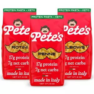 저탄수화물 단백질 파스타 품종 7g 함유한 펜네 로티니 엘보 마카로니 이탈리아산 한 케토 3팩 8 피트