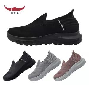 BFL 발편한 운동화 끈 없는 니트 신발 남녀공용 스니커즈 2407