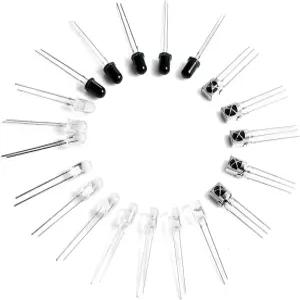 CHANZON 940nm 적외선 LED 다이오드 5mm 이미터 수신기 송신기 키트 VS1838B 1838 센서 레이 나이트 비전