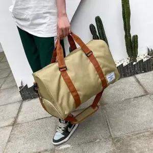캐주얼 여행용 캔버스 대용량 클래식 보스턴백