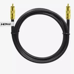 [RIZPICK]GOLD 블랙 5C 디지털 동축케이블 75옴 코엑셜 50M RCA