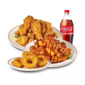 (꾸브라꼬) 양념꾸브+170도 후라이드+새우링+콜라1.25L
