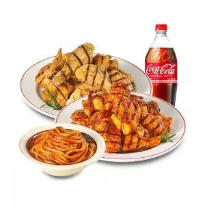 (꾸브라꼬) 양념꾸브+소금꾸브+우동사리+콜라1.25L