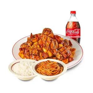 (꾸브라꼬) 순살마라꾸브+우동사리+즉석밥+콜라1.25L