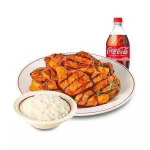 (꾸브라꼬) 순살양념꾸브+즉석밥+콜라1.25L