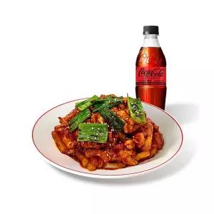 (꾸브라꼬) 순살 저당양념꾸브+대파사리+제로콜라500ml