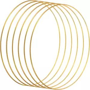 파티킬 9인치 드림 캐처 링 크리스마스 장식용 금속 라메 화환 플로럴 원형 후프 6개 홈카 DIY 공예 결혼식