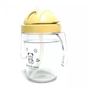 고품질 TBZ 한진 옥수수 쁘띠 스트로우 컵 300ml 유아빨대컵 어린이용컵 유아용컵 빨대컵 WFLV3CY