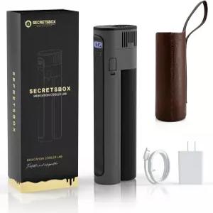 전기 인슐린 쿨러 여행 배터리가 장착된 펜 미니 약물 냉장고 1개 온도 조절 가능한 36-77 F 3단계 냉각