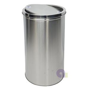 뱅뱅이스텐휴지통/65L/스윙형휴지통/스텐쓰레기통/뱅뱅이휴지통/스윙형스텐휴지통/원형스텐휴지통/국내생산