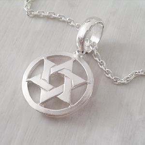 순은목걸이 은 실버 행운 부적목걸이 타키온 히란야 펜던트