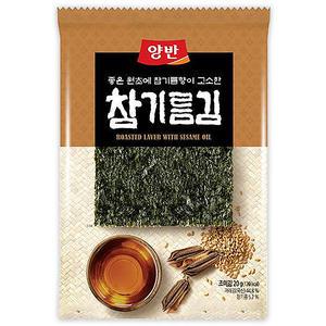 동원 참기름김 전장김(5매) x15봉 / 김 양반 재래 죽