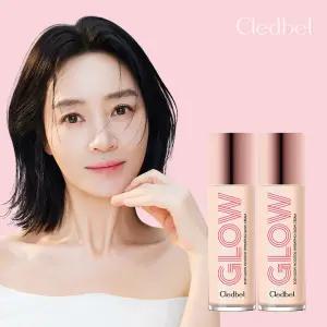 (2개)끌레드벨 로지 글로우 물톡 크림 30ml/자외선차단 SPF50+ PA++++ 물광 톤업 공식판매처