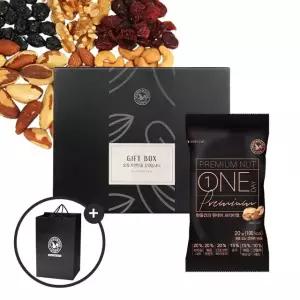 [산과들에] 브라질너트 하루견과 원데이프리미엄 50입 선물세트+(대)쇼핑백