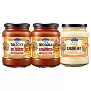 폰타나 파스타소스, 430g, 베이컨 볼로네제, 2개 + 베이컨 까르보나라, 1개