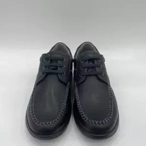 [에스콰이아]남성 캐주얼 베스트 깔끔한 컬러배색과 유팁 더비슈즈 겉감 소가죽굽높이 3cm품번YABFHD130BK