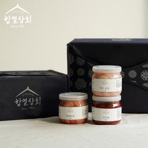 함열상회 3종 선물세트 추천형 7호 / 백명란젓, 어리굴젓, 낙지젓 각 500g