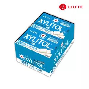 롯데 무설탕 자일리톨 그린 껌 1박스(12갑) 당뇨 간식 틀니 금연 자이리톨 붙지않는 치아