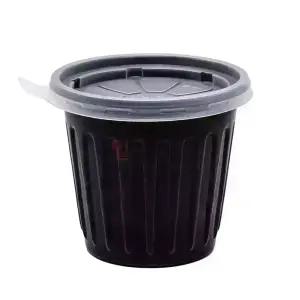 소스용기 JH 75파이 대 160ml 500세트 검정
