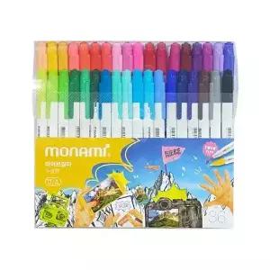 모나미 라이브칼라 36색 세트 수성펜