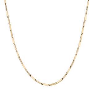 14K 18K 커팅 대나무 체인목걸이