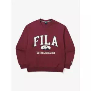 [휠라](김해점)푸빌라 맨투맨 티셔츠 FS2POF4P02XWINK