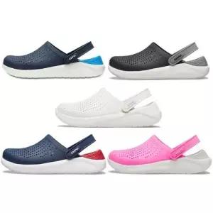 남여공용 라이트라이드 클로그 / 블랙 화이트 네이비 블루 핑크 / Crocs LiteRid