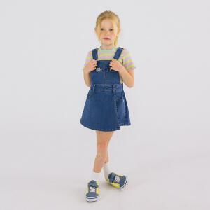 [아이러브제이] 굿바이브 멜빵 데님 팬츠 JWUPT37