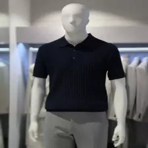 [트루젠] 트루젠 (3color) 케이블 아쿠아코튼 반팔 카라 니트 티셔츠 426618041