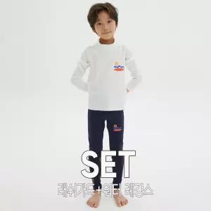 윈디스웰 키즈 문어 풀 세트 래쉬가드 + 레깅스 아동 래시가드 주니어 레깅스