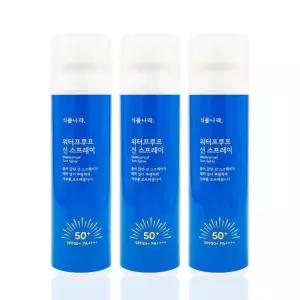 식물나라 워터프루프 선 스프레이100ml x3개 강력차단