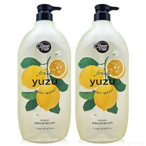 샤워메이트 바디워시 유자 1200g 2개