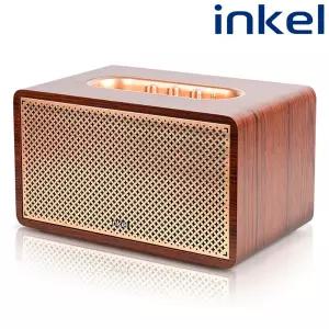 인켈 IK-C390BS 레트로 감성 블루투스 스피커 고출력 60W TWS TF USB 재생 카페 인테리어 집들이 선물