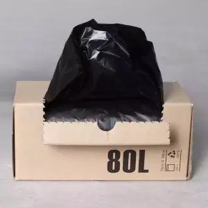 이지 롤 봉지 80리터 검정 (50매X22팩) 1100매 쓰레기 분리수거 재활용 비닐봉투