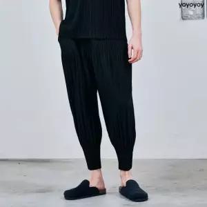 와이오와이 yoyoyoy남성[최초가 138000원] 이중주름 하렘 플리츠 팬츠 블랙_AJ02MQPSL80
