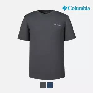 [컬럼비아](의정부점) [남성] 테크 트레일 자외선 차단 반팔 라운드넥 티셔츠 C62 AE5545