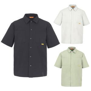 [김영주골프] 여름 쿨링 스판 우븐 세미오버핏 남성 골프 반팔 셔츠 DPMMTS29