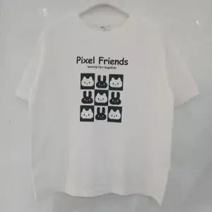 [에꼴리에][모다부평]5부 픽셀 프렌즈 루즈핏티/25B0452WT_BP