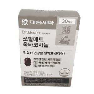 대웅제약 DR.BEAR+닥터베어 쏘팔메토옥타코사놀30일분 남성건강