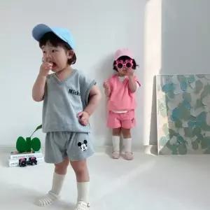 상상유아동 여름 디즈니 찐찐 상하의 세트