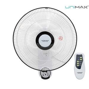 코맥스 유니맥스 리모컨 벽걸이 선풍기 UMF-R8343W / CM-026WR 좌우회전 3엽날개 40cm 타이머기능